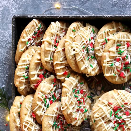 White Chocolate Peppermint Cookies