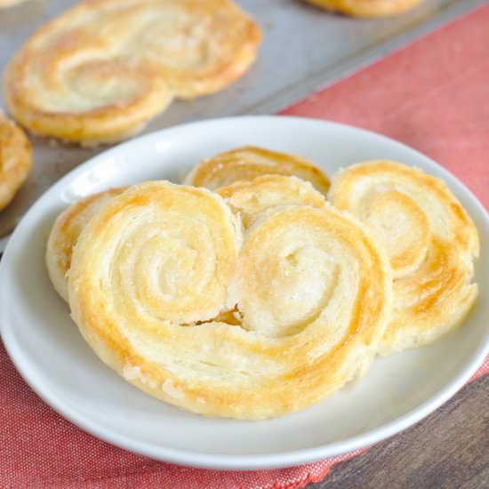 French Palmier Cookies