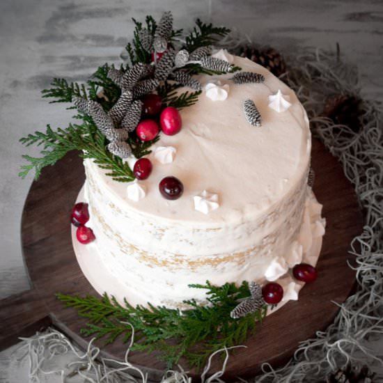 Christmas Naked Cake