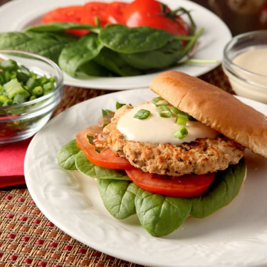 THE BEST Turkey Burgers and Aioli