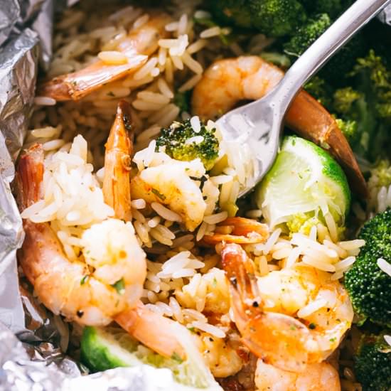 Shrimp Foil Packets