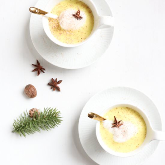 Vegan Turmeric Eggnog