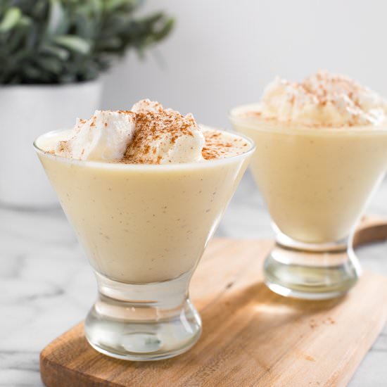 Non-Alcoholic Homemade Eggnog