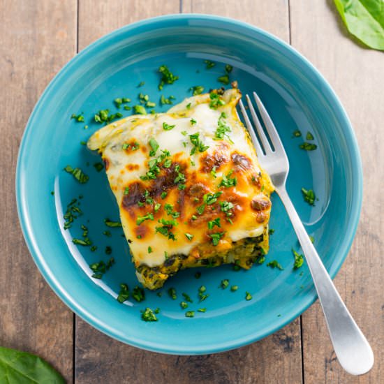 Butternut Squash Lasagna w/ Chicken