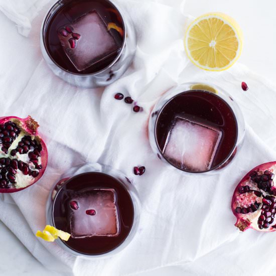Pomegranate + Gin Cocktail