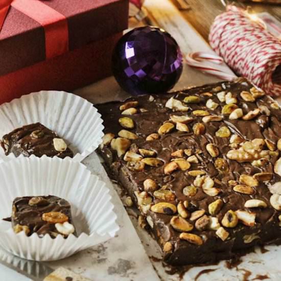Dark Chocolate Nutella Fudge