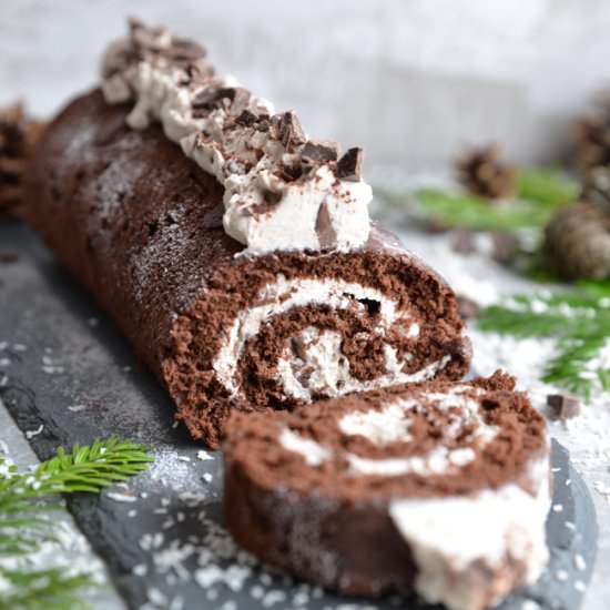 Chocolate & Chestnut Roulade