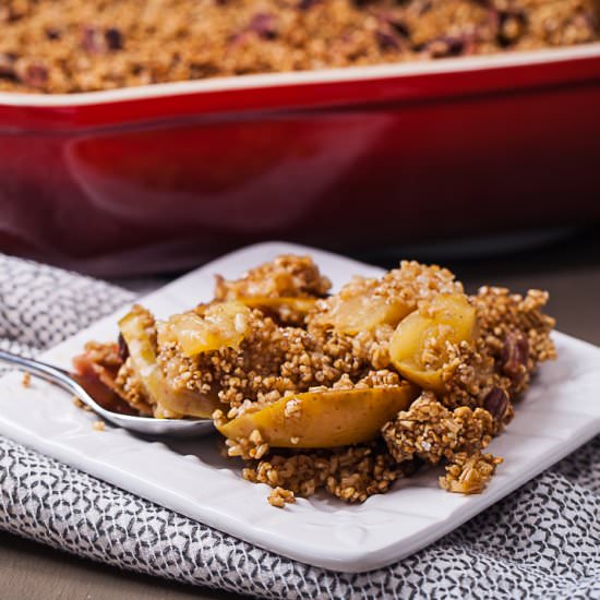 Gluten-Free & Crunchy Apple Crumble