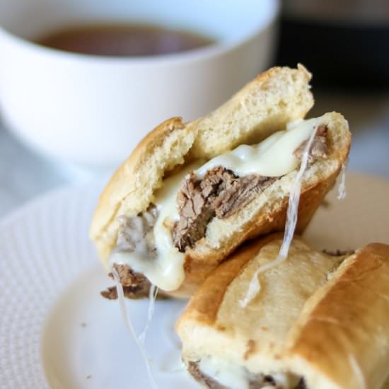 Easy French Dip Sandwiches