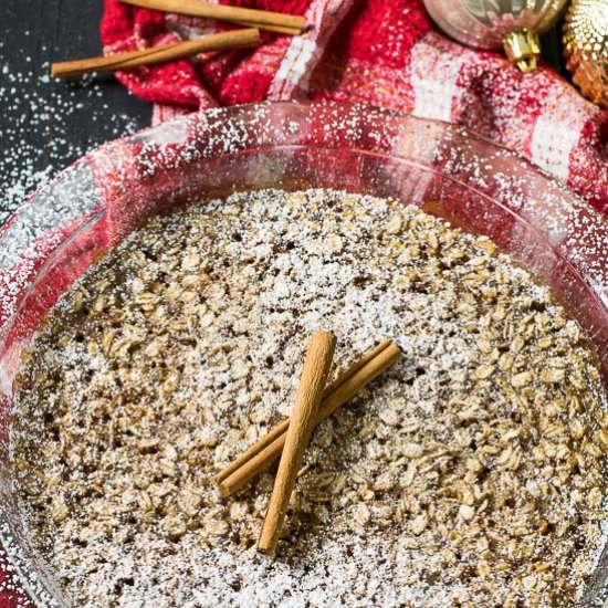 Eggnog Baked Oatmeal