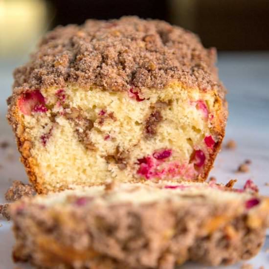 Cranberry Nut Streusel Bread