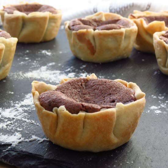 Mini Chocolate Chess Pie