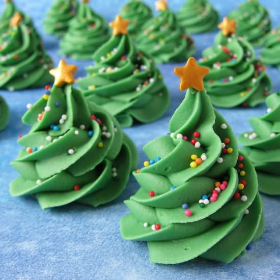 Fudge Christmas Trees