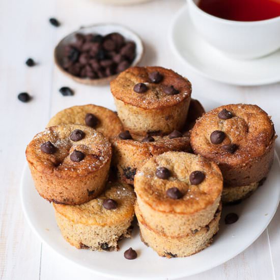 Sugar Free Chocolate Chip Muffins