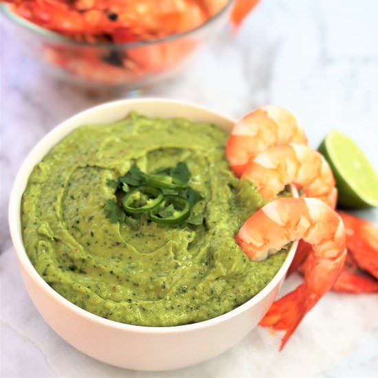 Avocado Cilantro (Coriander) Dip