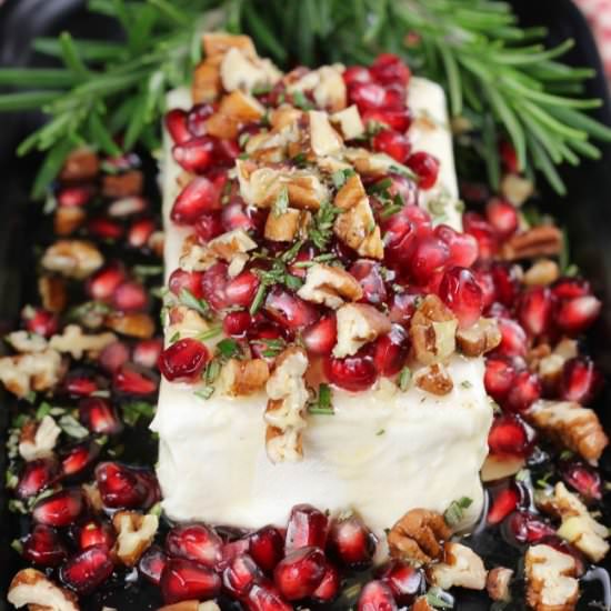 Pomegranate Pecan Party Appetizer