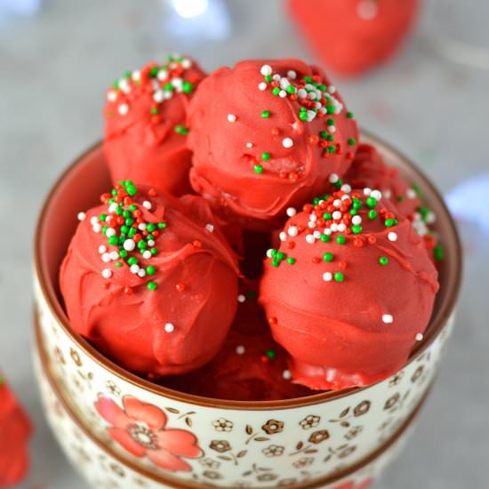 Christmas Coconut Flour Cookiedough
