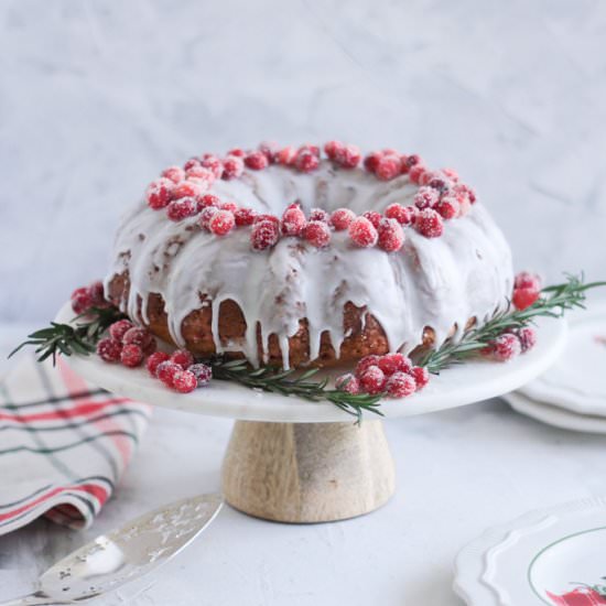 Cranberry Orange Bundt Cake