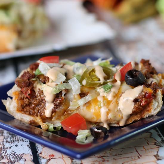 French Bread Taco Pizza