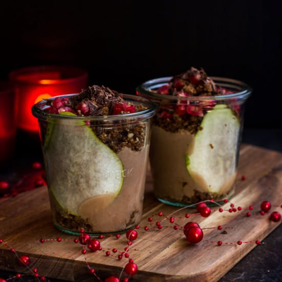 Pear Custard Parfaits