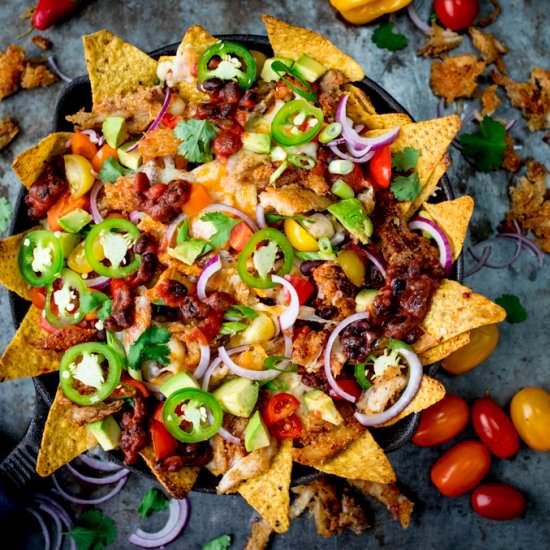 Crispy Turkey Nachos