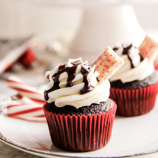 Peppermint Mocha Cupcakes