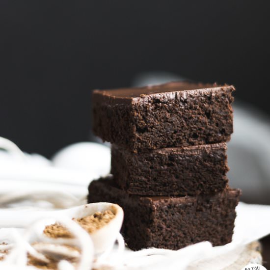 Gluten Free Gingerbread Brownies