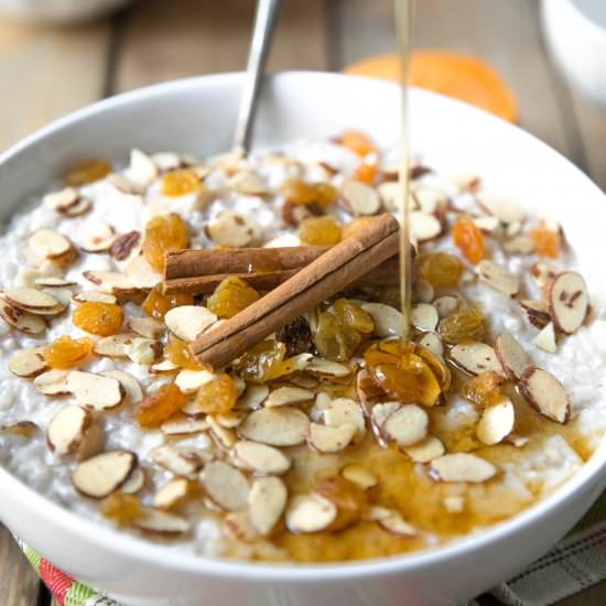 Almond Rice Pudding