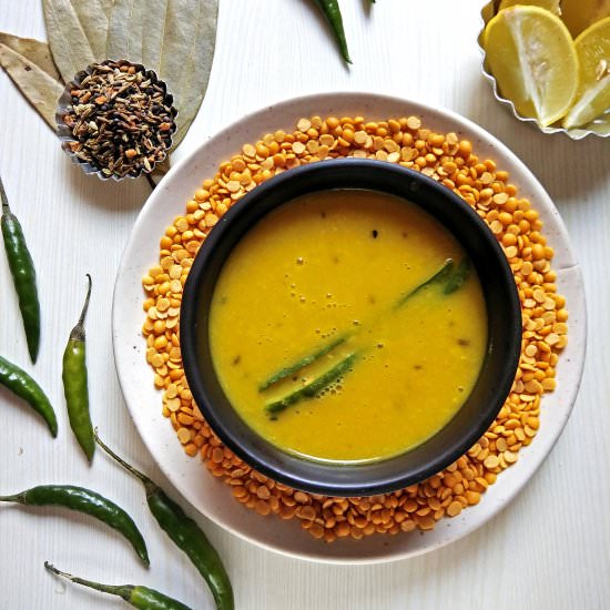 Bengali Split Pea Dal Recipe