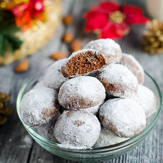 Chocolate Snowballs Cookies
