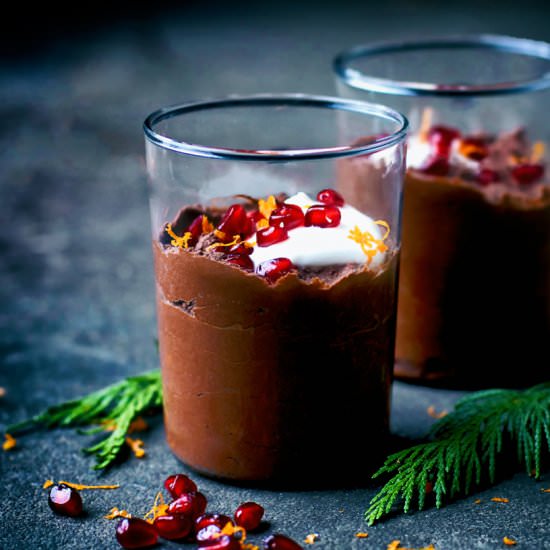 Dark Chocolate Orange Mousse