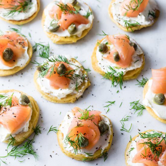 Blinis with Smoked Salmon