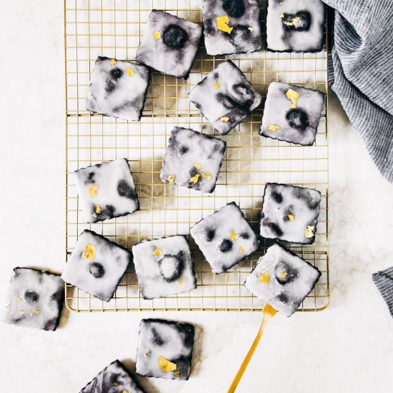 glazed chocolate shortbread