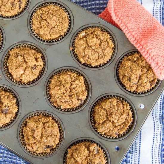 Pumpkin Spice Muffins (oil free)