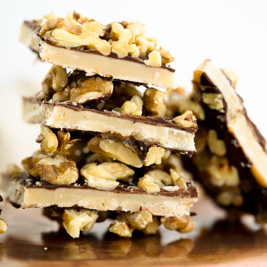 Chocolate Walnut Butter Crunch