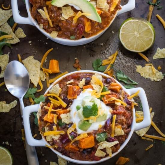 Easy Slow Cooker Chili