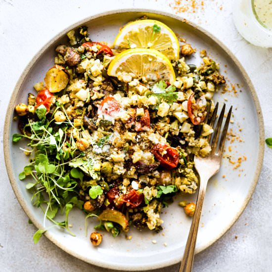 Dukkah Roasted Vegetables Salad