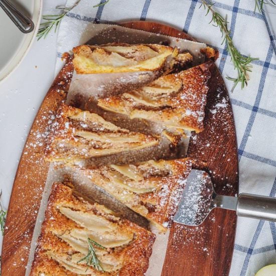 Pear and Almond Frangipane Tart