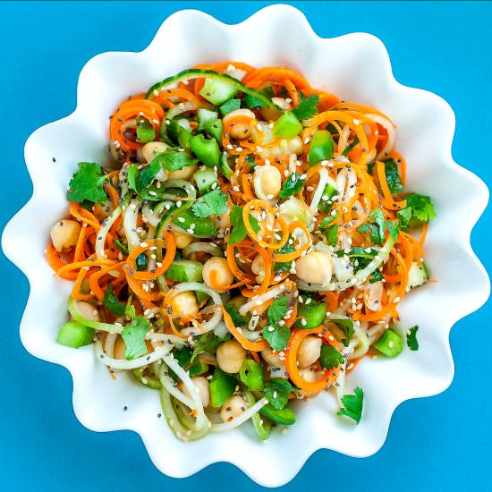 Thai Spiralized Cucumber Salad