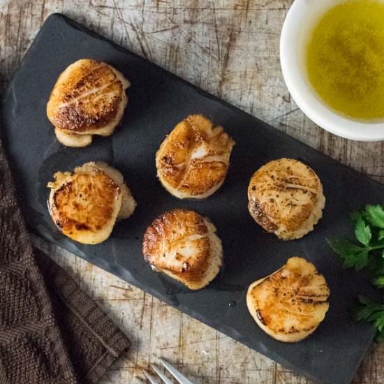 Pan-Seared Scallops