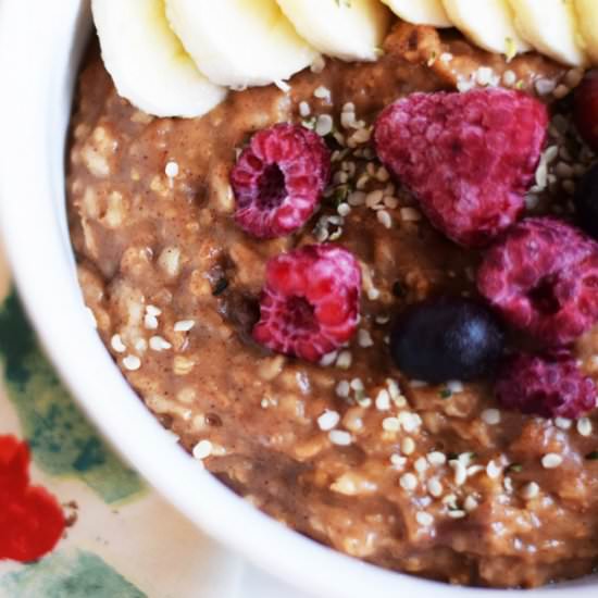 Gingerbread Crockpot Oatmeal