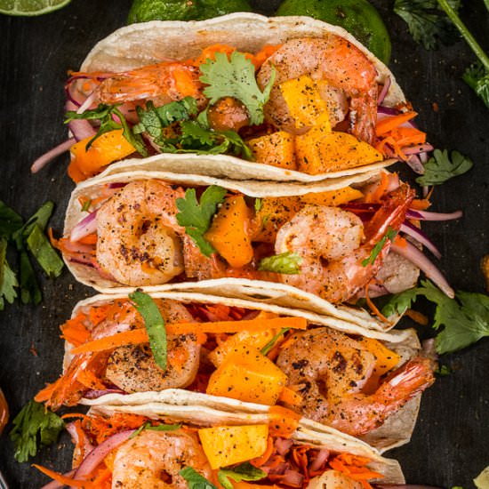 Habanero Shrimp Tacos
