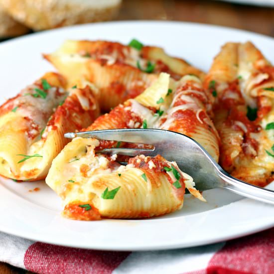Three Cheese Stuffed Shells