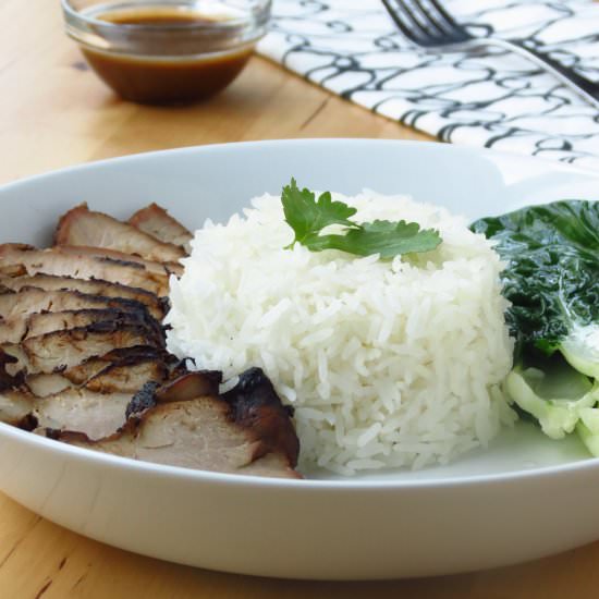 Chinese BBQ Pork Rice Bowl