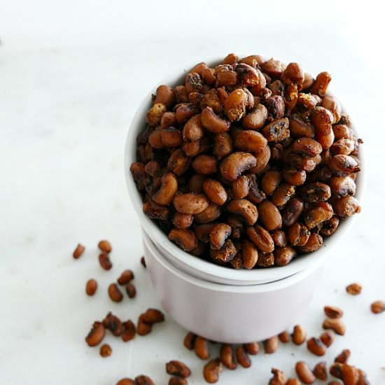 Chili Roasted Black Eyed Peas
