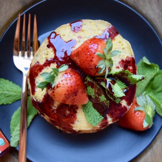 Cornmeal Pancakes Hotshot Syrup