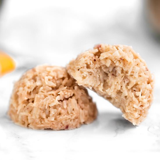 Tropical Sunset Coconut Macaroons