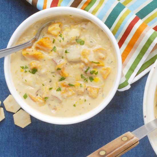 Roasted Butternut Squash Chowder