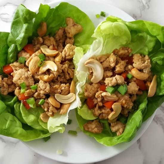 Asian Chicken Lettuce Wraps