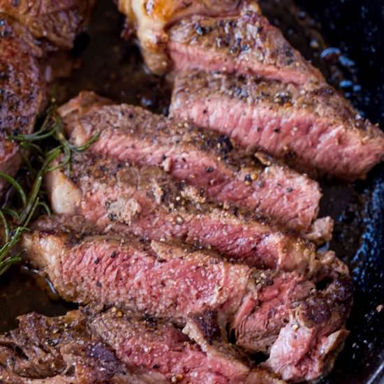 Perfect, Easy Ribeye Steak